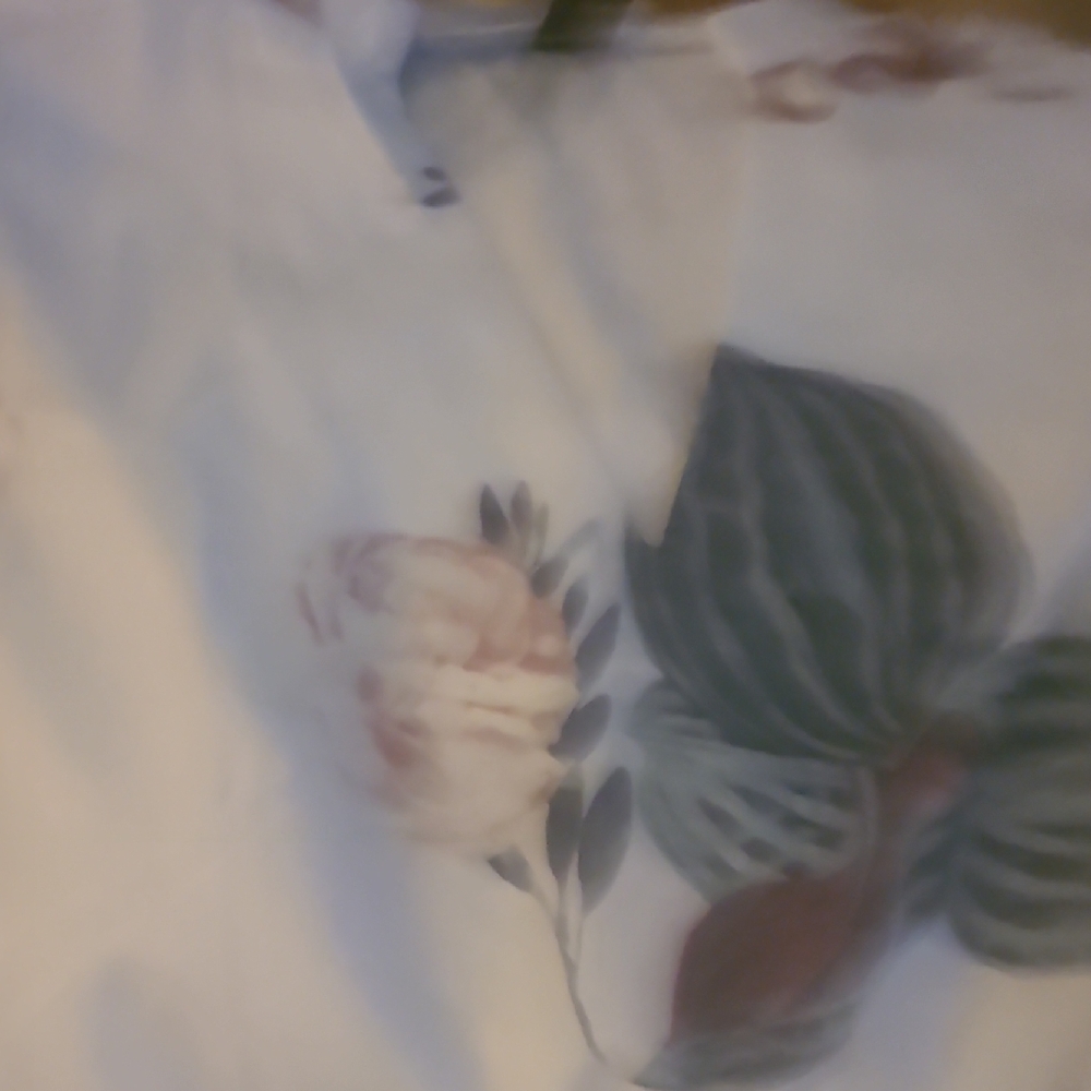 Men's Floral Casual Button Down Shirt - White and Green